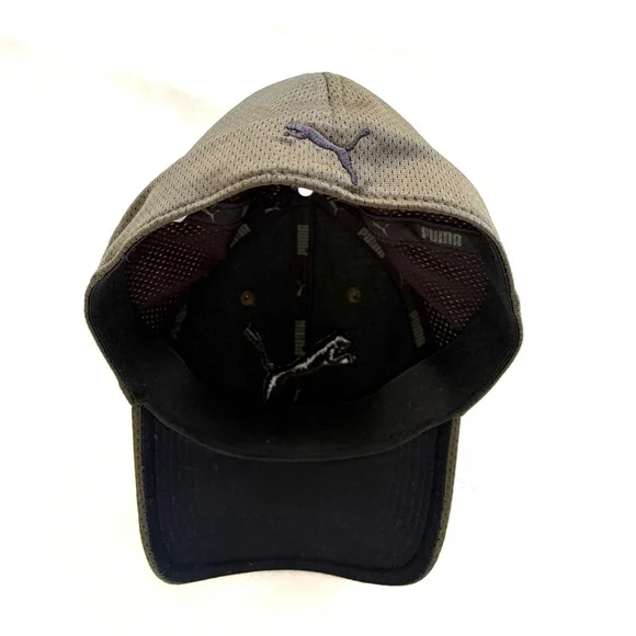 PUMA One Size Stretch Fit Baseball Hat (Size: S/M) in Dark Green NEW $45 MSRP - Picture 4 of 5